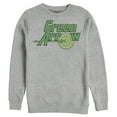 thumbnail image 1 of Men's Justice League Classic Arrow Logo  Sweatshirt Athletic Heather Small, 1 of 3