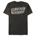 thumbnail image 1 of Men's Justice League Dragon Fruit Logo  Graphic Tee Black 3X Large, 1 of 4