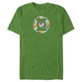 thumbnail image 1 of Men's Justice League Dragon Fruit Logo  Graphic Tee Kelly Green 2X Large, 1 of 4