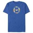 thumbnail image 1 of Men's Justice League Dragon Fruit Logo  Graphic Tee Royal Blue Small, 1 of 4