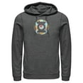 thumbnail image 1 of Men's Justice League Dragon Fruit Logo  Pull Over Hoodie Charcoal Heather Small, 1 of 3