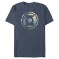 thumbnail image 1 of Men's Justice League Green Lantern Starry Night Logo  Graphic Tee Navy Blue Heather Large, 1 of 3
