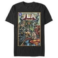 thumbnail image 1 of Men's Justice League JLA Comic Cover  Graphic Tee Black Small, 1 of 4