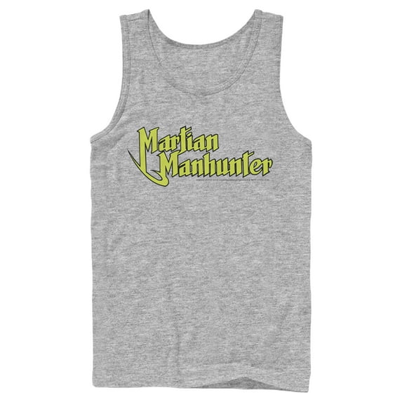Men's Justice League Martain Manhunter Tank Top Athletic Heather X Large