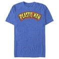 thumbnail image 1 of Men's Justice League Plastic Man Logo Graphic Tee Royal Blue Heather Large, 1 of 4