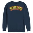 thumbnail image 1 of Men's Justice League Plastic Man Logo Sweatshirt Navy Blue X Large, 1 of 3