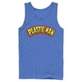 thumbnail image 1 of Men's Justice League Plastic Man Logo  Tank Top Royal Blue 2X Large, 1 of 3
