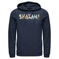 thumbnail image 1 of Men's Justice League Shazam Dragon Fruit Logo  Pull Over Hoodie Navy Blue Large, 1 of 3