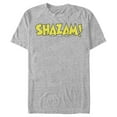 thumbnail image 1 of Men's Justice League Shazam Logo  Graphic Tee Athletic Heather Large, 1 of 4