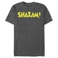 thumbnail image 1 of Men's Justice League Shazam Logo Graphic Tee Charcoal Heather X Large, 1 of 4