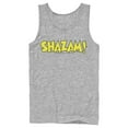 thumbnail image 1 of Men's Justice League Shazam Logo  Tank Top Athletic Heather 2X Large, 1 of 4