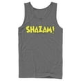 thumbnail image 1 of Men's Justice League Shazam Logo Tank Top Charcoal X Large, 1 of 3