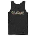 thumbnail image 1 of Men's Justice League Shazam Tropical Logo  Tank Top Black X Large, 1 of 4
