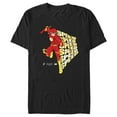 thumbnail image 1 of Men's Justice League Speed Stack Graphic Tee Black 3X Large, 1 of 5