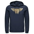 thumbnail image 1 of Men's Justice League Symbol Build Up Fill  Pull Over Hoodie Navy Blue X Large, 1 of 3