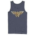 thumbnail image 1 of Men's Justice League Symbol Build Up Fill Tank Top Navy Blue Large, 1 of 3