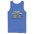 thumbnail image 1 of Men's Justice League Team Awesome Perspective  Tank Top Royal Blue Small, 1 of 3