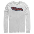 thumbnail image 1 of Men's Justice League Tornado Logo  Long Sleeve Shirt White Medium, 1 of 3