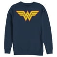 thumbnail image 1 of Men's Justice League Two Color Logo  Sweatshirt Navy Blue Large, 1 of 3
