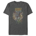 thumbnail image 1 of Men's Justice League Vintage Hero Collage  Graphic Tee Charcoal Heather X Large, 1 of 4