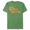 thumbnail image 1 of Men's Justice League Winged Wonders Logo  Graphic Tee Kelly Heather 3X Large, 1 of 3