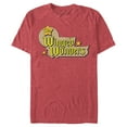 thumbnail image 1 of Men's Justice League Winged Wonders Logo  Graphic Tee Red Heather 3X Large, 1 of 4