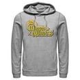 thumbnail image 1 of Men's Justice League Winged Wonders Logo  Pull Over Hoodie Athletic Heather Medium, 1 of 3