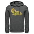 thumbnail image 1 of Men's Justice League Winged Wonders Logo  Pull Over Hoodie Charcoal Heather Medium, 1 of 3