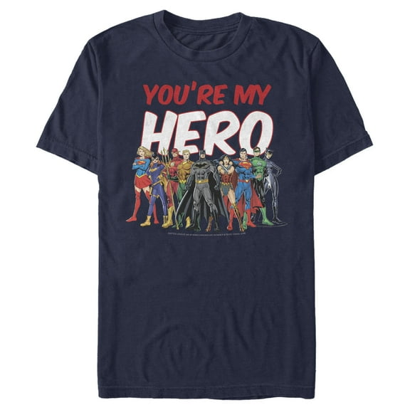 Men's Justice League You’re My Hero Squad Graphic T-Shirt