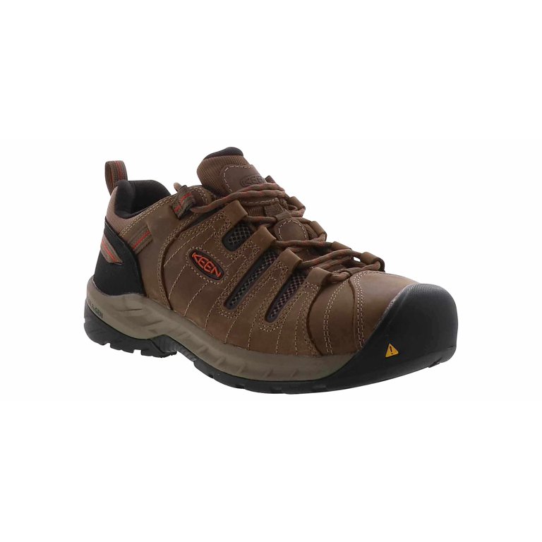 Keen Flint Low Steel Toe Men’s Shoes in Brown KEEN - Brandclub - KEEN Utility Men main image 4