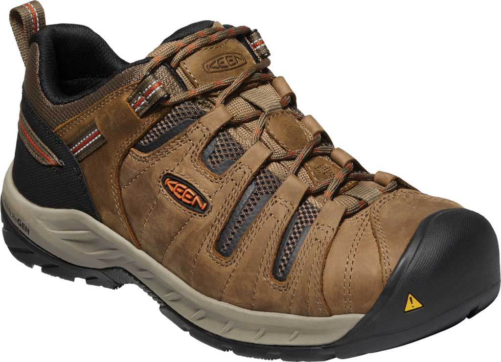 Keen Utility 1023268 Flint II Steel Toe Work Shoes for Men Shitake Rust 9.5M Walmart