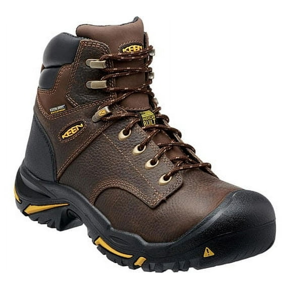 Men's KEEN Utility Mt Vernon 6" Soft Toe Boot Cascade Brown 10 D