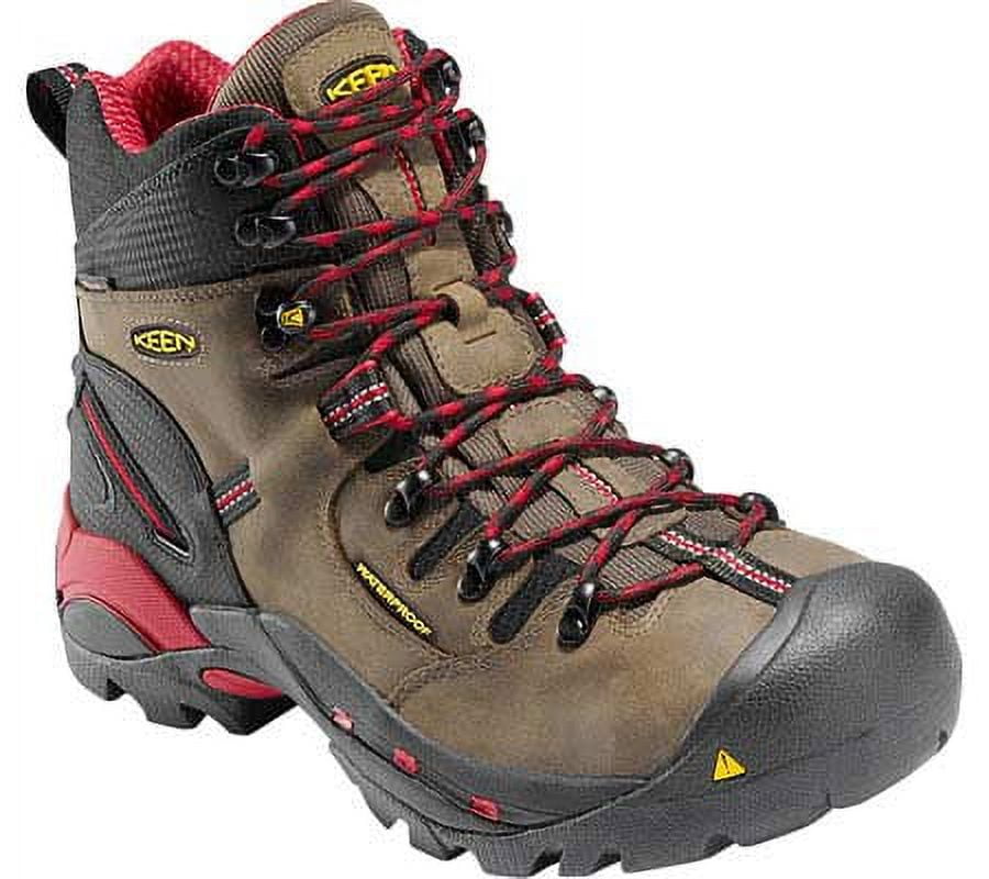 KEEN Men\'s Brown and Red Hiking Boots s-l400.jpg main image 3