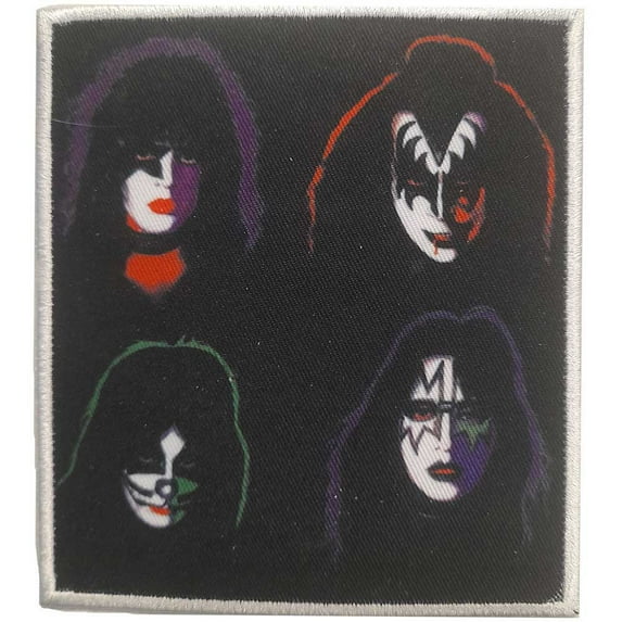 Men's KISS 4 Heads Woven Patch