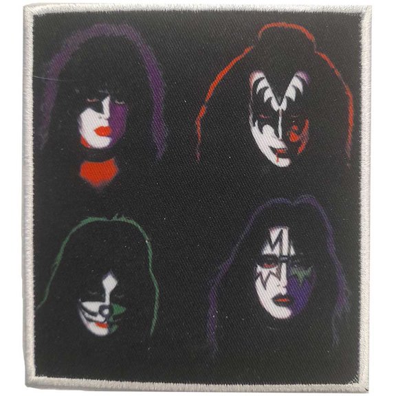 Men's KISS 4 Heads Woven Patch
