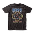 thumbnail image 1 of Men's KISS Alive In '79 Slim Fit T-shirt Medium Coal, 1 of 2