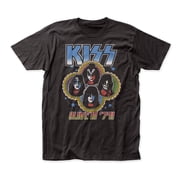 Mens KISS Alive In 79 Slim Fit T-shirt Small Coal