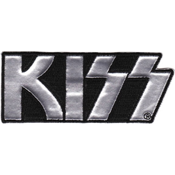 Men's KISS Logo Chrome Embroidered Patch Chrome