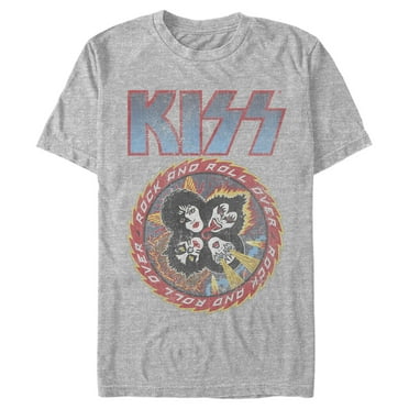 Men's KISS Rock and Roll Over  Graphic Tee Athletic Heather 2X Large