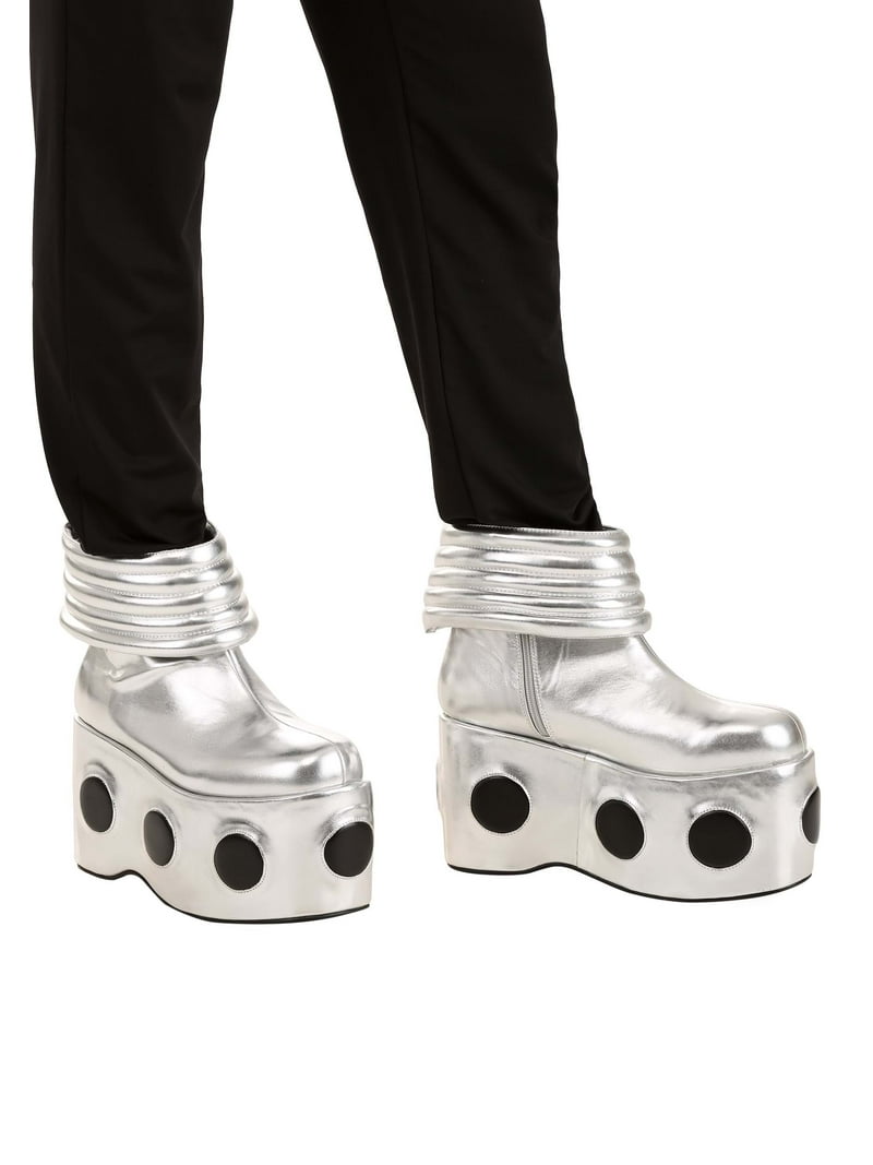 KISS Men's Officially Licensed Spaceman Silver Platform