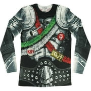 Mens KISS The Demon Ugly Xmas Long Sleeve Large Multi