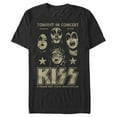 thumbnail image 1 of Men's KISS Tonight in Concert  Graphic Tee Black Large, 1 of 5