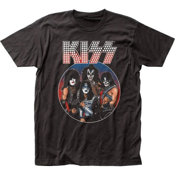 Men's KISS Vintage KISS Slim Fit T-shirt Small Coal
