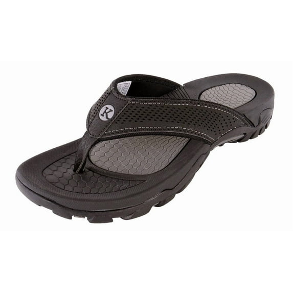 Men's Kaiback Drifter Sport Flip Flops | Comfortable, Durable, Outdoor Sandals with Heavy-Duty Tread
