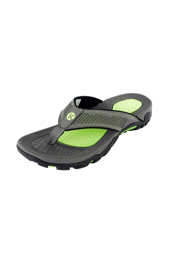 Men's Kaiback Drifter Sport Flip Flops | Comfortable, Durable, Outdoor Sandals with Heavy-Duty Tread