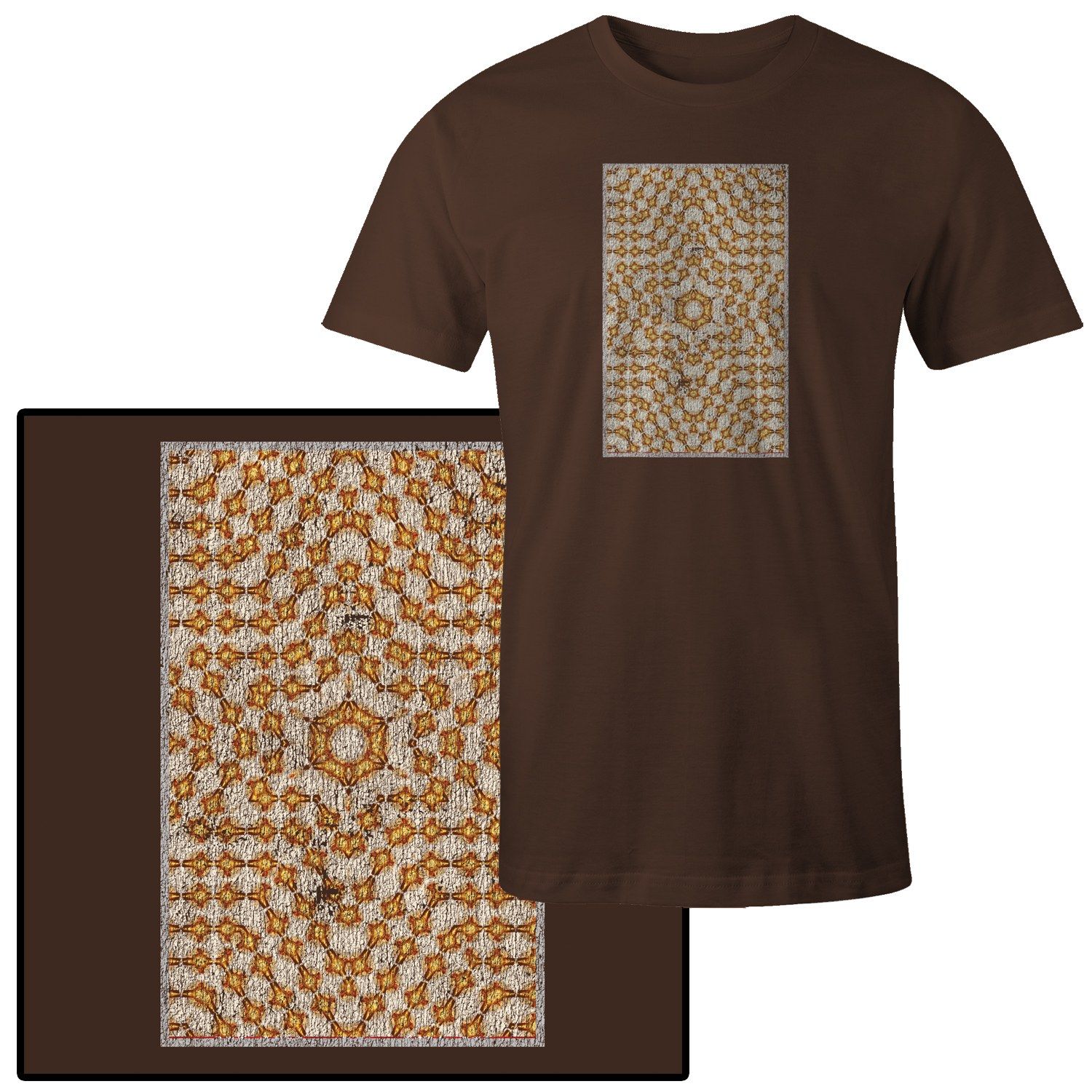 Men's Kaleidoscope Jesus Cross Christmas TShirt