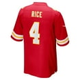 Men's Kansas_City_Chief_s American Football Clothing Tops Rashee_Rice
