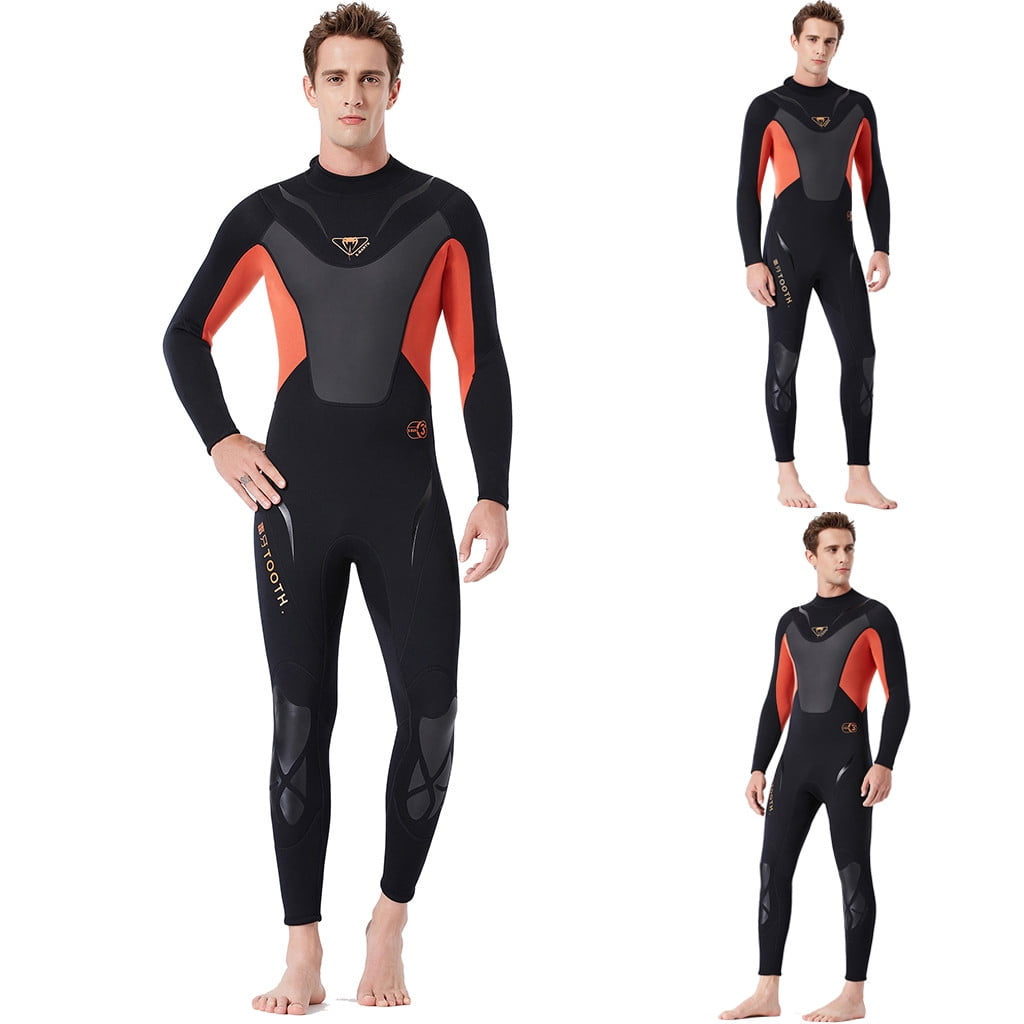 Men‘s Keep Warm Sunscreen Swimming,Surfing And Snorkeling Diving Coverall Suit Shallow Water