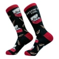 thumbnail image 1 of Men's Keepin It Cool Socks Funny Cold Beer Drinking Lovers Footwear, 1 of 9