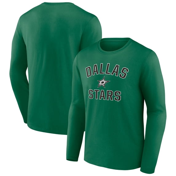 Men's Kelly Green Dallas Stars Victory Arch Team Long Sleeve T-Shirt